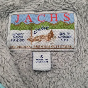JACHS Cabin Fuzzy Fleece Snap Pullover Jacket Womens Size Small thumbnail 6
