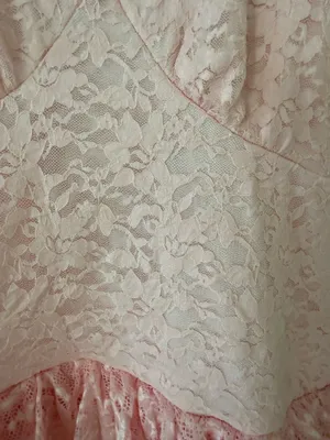 Windsor Pink lace ruffle halter mini dress thumbnail 6