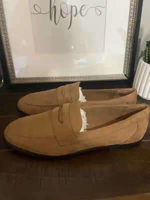 GAP Suede Loafer Penny Loafers Honey Brown Size 9 NWOB thumbnail 5
