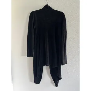 Barefoot Dreams Chic Lite Cardigan‎ Womens L/XL Black Cozy Preppy Comfort Luxury thumbnail 5