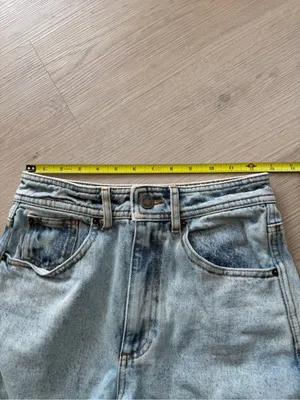 Sezane Light Blue Wide-Leg Denim Jeans thumbnail 6