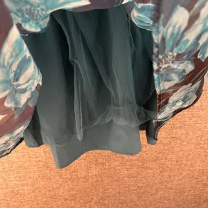 Milkmaid‎ Mini Dress Blue Brown Large thumbnail 5