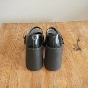 ASOS Women's Size 9 Black Platform Mary Jane‎ Block Heel Shoes Whimsigoth Retro thumbnail 3