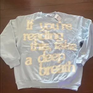 Mayfair Light Blue Sweatshirt Size L thumbnail 1
