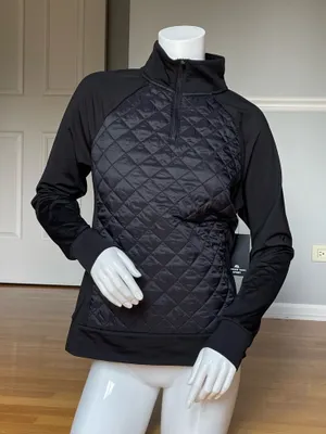 NWT Andrew Marc Sport Quilted Half Zip Pullover S thumbnail 1