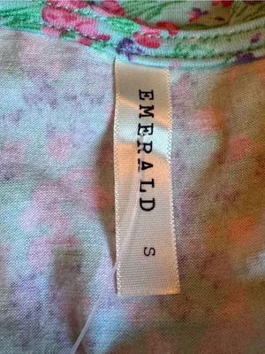 Emerald Mint dress with Pink and Lavender Floral Accents small nwot thumbnail 7