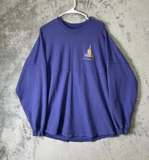 Walt Disney World 50th Anniversary Spirit Jersey Purple‎ Iridescent Large thumbnail 1