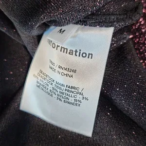 Reformation NWT Riley Mini Skater Fit & Flare‎ Dress in Blush Sparkle Metallic M thumbnail 12