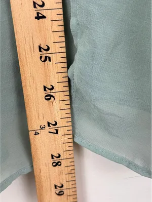 Staring at Stars UO Sage Green Layered High Low Chiffon Skirt Small Boho thumbnail 12
