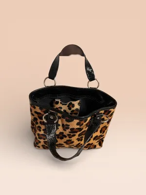 Maurizio Taiuti Leopard print bag with black patent leather thumbnail 8