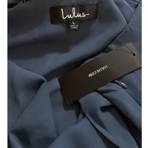 Lulus V-Neck Slip Dress in Denim Blue size Large NWT thumbnail 4