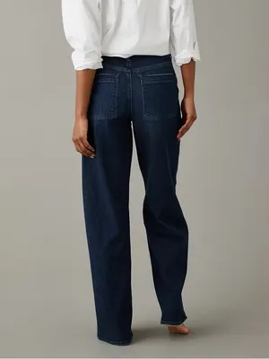 American Eagle AE Super High-Waisted Baggy Wide-Leg Jean 14 Short thumbnail 2