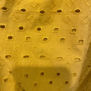 Universal Thread Womens‎ Mustard Yellow Eyelet Puff Sleeve Blouse Top Large L thumbnail 8