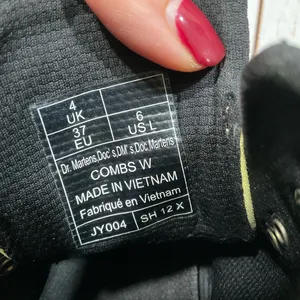 Dr. Martens Combs W‎ Yellow Nylon And Rubber Boots thumbnail 11