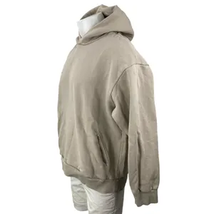 Pangaia Men's Beige Graphic Hooded Long Sleeve Sweater Hoodie Sweatshirt Top L thumbnail 2