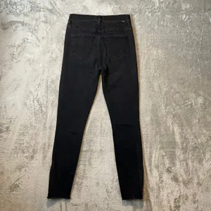 Mother The Stunner Double Zip Ankle Step Fray Not Guilty 25 Edgy Minimalist Chic thumbnail 2