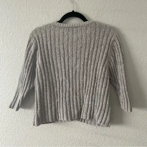 Vintage Y2K grey cardigan sweater Heather thumbnail 3