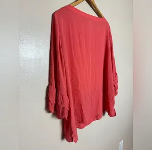 CLEARANCE! Coral LOFT Outlet Blouse Size XL EUC thumbnail 4