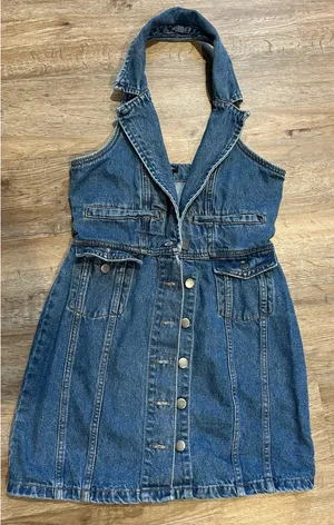 Denim dress Blue thumbnail 1