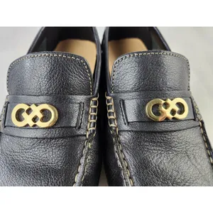 Cole Haan Women's Leather Driving Loafers Navy Gray Shoes Slip On 7.5 Size 8B thumbnail 7