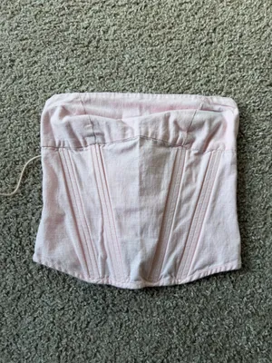 Edikted Arya Linen Look Corset thumbnail 3