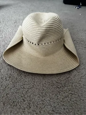 NWOT straw cowboy beach hat thumbnail 5