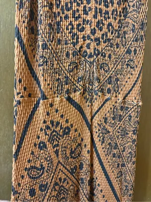 NWT Farm Rio Orange & Black Bandana Print Midi Dress thumbnail 11