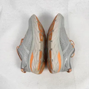 Hoka‎ Bondi 7 Running Shoes Womens 8.5 UK 7 Cushioned Road Sneakers Grey Orange thumbnail 8
