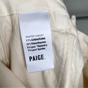 NWOT Paige Christy Mid Rise Straight Cargo Jeans thumbnail 6