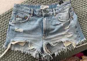 ZARA Denim Shorts thumbnail 1