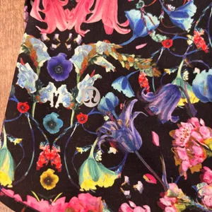 Lululemon Athletica Hotty Hot High Rise Skirt Skort Black Flowerscope Floral 4 thumbnail 7