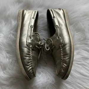 Sperry Top-Sider Gold Boat Shoes thumbnail 3