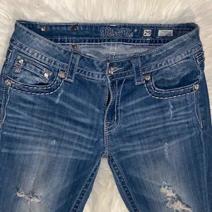 Miss Me 29 ankle skinny Women’s Distressed Blue Slim Jeans thumbnail 6