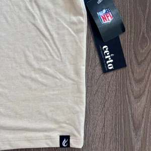 Miami Dolphins Shirt NFL Football Slouchy Fan Logo Cream Minimalist Women Large thumbnail 5