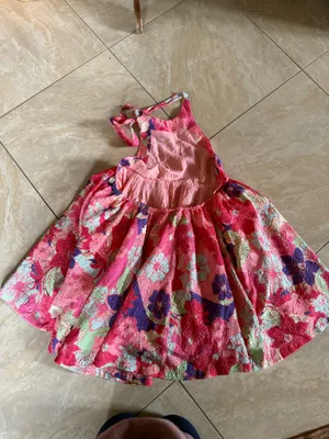 Free People Pink Multi color Passion flower Halter Mini babydoll Dress thumbnail 9