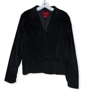 Vintage‎ Paris Blues Corduroy Jacket Black Size L thumbnail 1