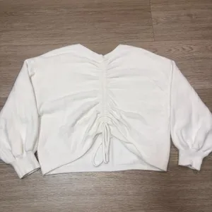Le Lis Women's White Sweater With Ties Large thumbnail 3