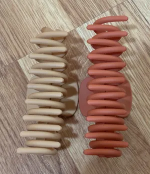 Neutral and Terracotta Hair Claw Clips - Women Accessories thumbnail 1