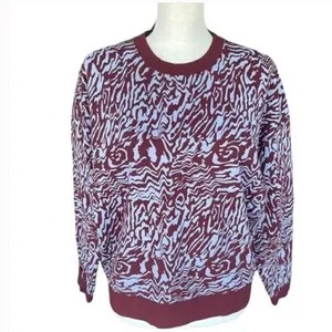 Madewell (Re)sourced Cotton Oversized Sweatshirt in Tigerized Print thumbnail 3