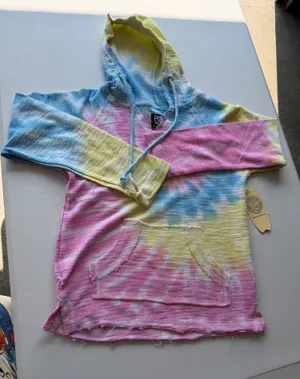 Brand New POP SURF Tie-Dye Pullover Hoodie – Size Small thumbnail 1