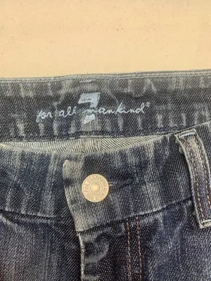 7 for all man kind size 29 A Pocket Women’s Flared Denim Jeans Blue thumbnail 3