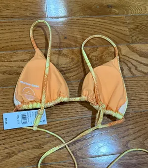 New PacSun Yellow and Orange Snake Print Bikini Small thumbnail 6