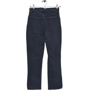Abercrombie Womens Ankle Straight Ultra High Rise Jeans Size 0 (25) Black Denim thumbnail 3