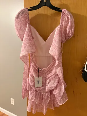 Hello Molly Pink Mini Dress  thumbnail 3