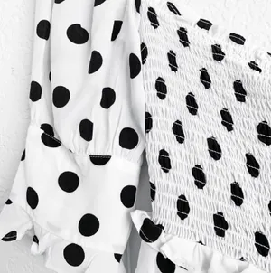 For Love & Lemons lexington polka dot romper thumbnail 6