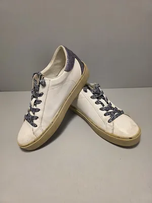 Shu Shop Reba Pink Glitter Silver Star Low Top Sneakers thumbnail 5