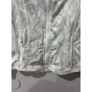 Full Zip Mock Neck Jacket, Size 4 Jasmine White Multi J thumbnail 5
