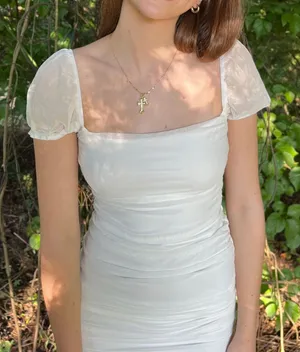 White Princess Polly Dress Mini thumbnail 1
