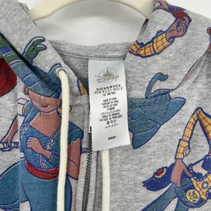 Disney Toy Story Hoodie Sweatshirt Full Zip Women M Giddy Up Woody Buzz Pattern thumbnail 6