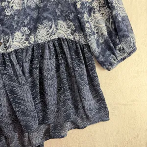 Anthropologie Ecote M Medium Peasant‎ Top Flowy Floral Print Blouse Oversized thumbnail 4